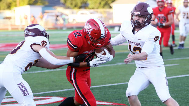 a McMinnville Forest Grove football Oregon Pigeon Bowl IX September 8 2023 Dan Brood 18